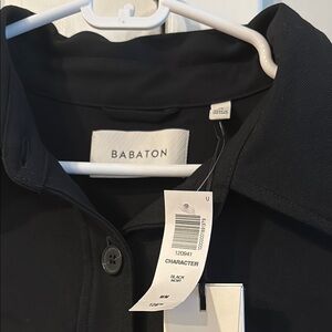 Aritzia Babaton black character button up